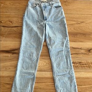 Abercrombie & Fitch Light Blue Straight Leg Jeans